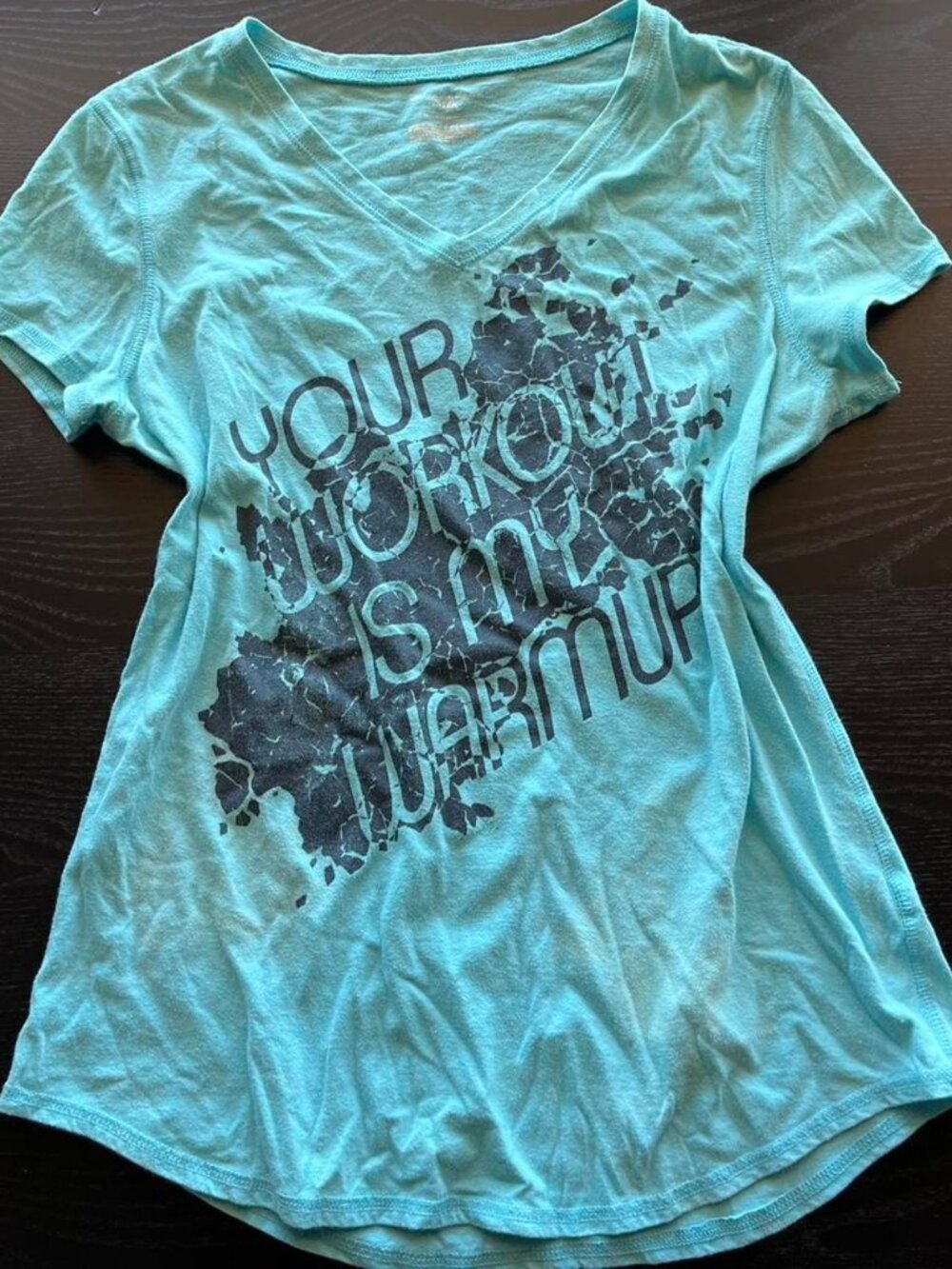 TekGear "Your Workout is My Warmup" Graphic Tee